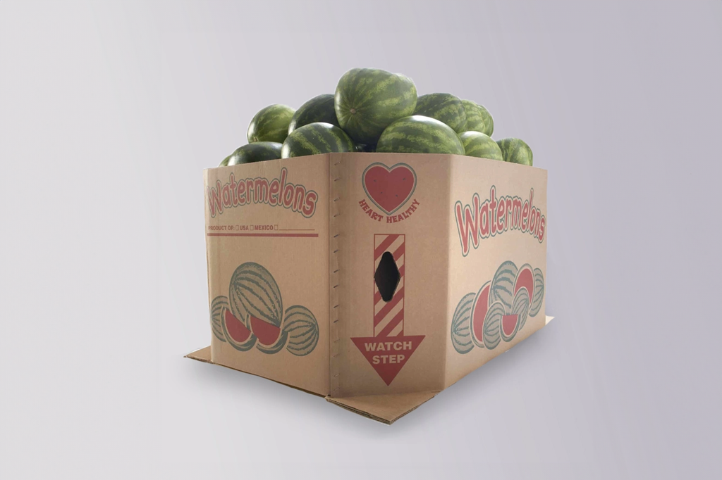 Landaal Bulk Bin Corrugate Container, Watermelons