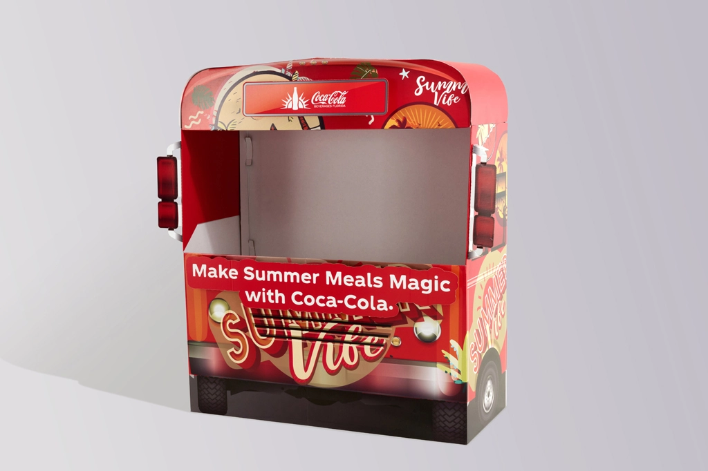 Landaal Floor Display, Point-of-Purchase Display, Coca-Cola