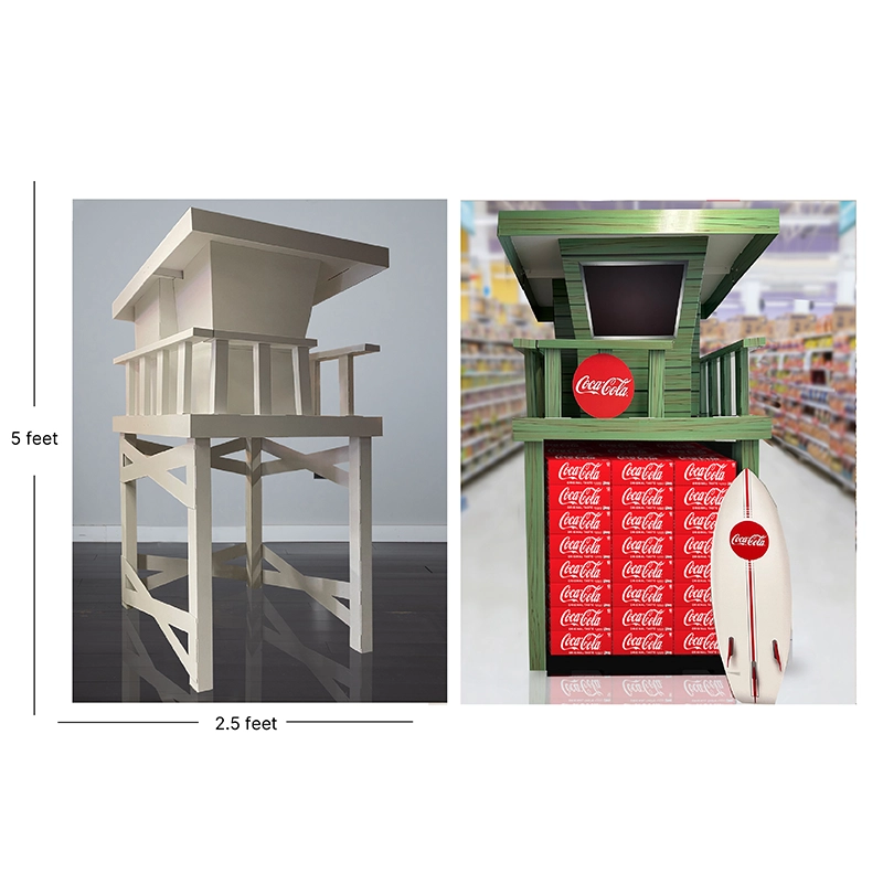 Wescott POP Display Coca-Cola Lifeguard Stand Concepts